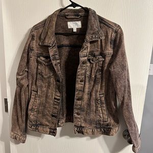 Brown time and tru denim jacket